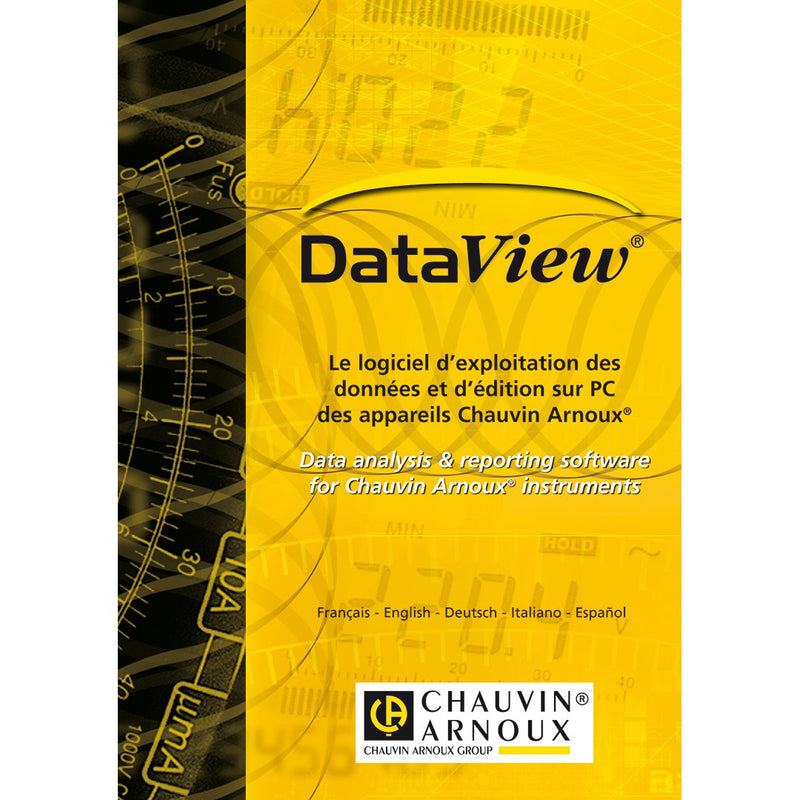 Chauvin Arnoux - Zubehör/Ersatzteile für Prüf- und Messgeräte (Elektro) Software P01102095 Data View