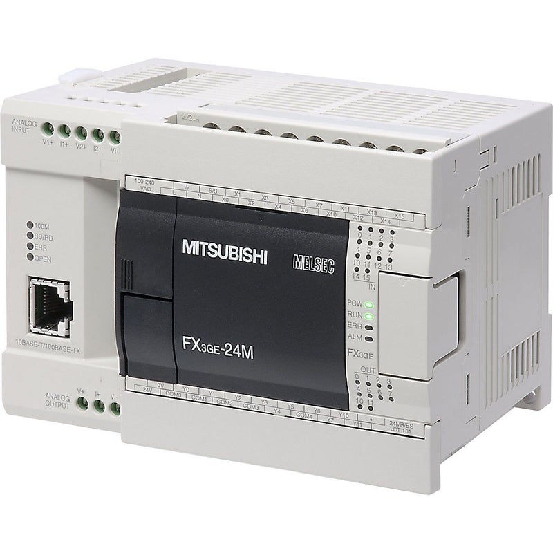 Mitsubishi Electric - SPS-Grundgerät Grundgeräte MELSEC FX3GE-24MR/DS 24VDC,16E,8A