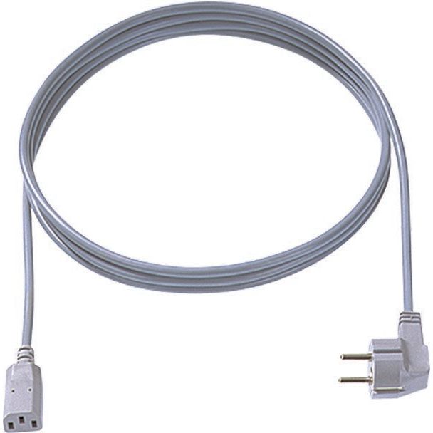 Bachmann - Netzanschlussleitung Kaltgeräte-Zuleitung 353.975 10A/250V,3m,grau