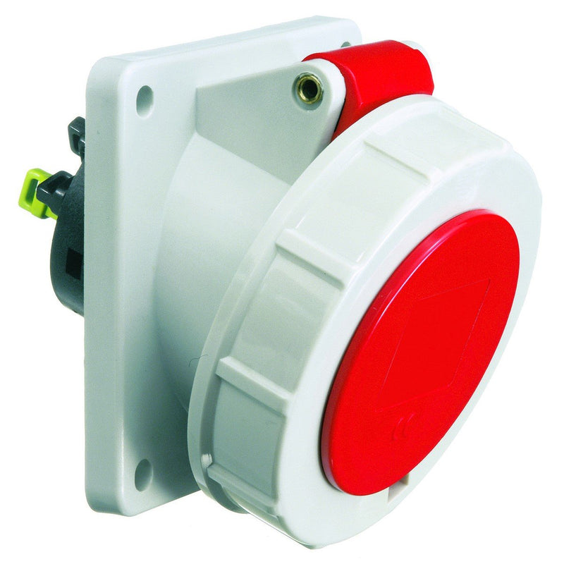 Bals Elektrotech - CEE-Anbausteckdose (IEC 60309) Anbausteckdose geneigt 16A 12814 4p 400V 6h IP67