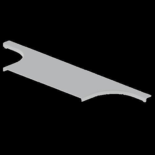 Unex - Deckel T-Stück für Kabeltragsystem T-Abzweiger 66629 lichtgrau, 600mm