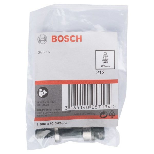 Bosch - Spannzange mit 1608570042 Spannmutter 1/4-Zoll