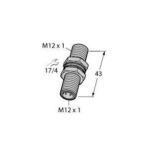 Turck - Induktiver Näherungsschalter Sensor BI2G12KAP6H1141/S156 induktiv
