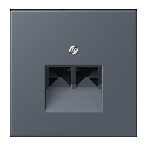 Jung - Einsatz/Abdeckung für Kommunikationstechnik Abdeckung für IAE/UAE LC 969-2 UA 262 gris fonce 59