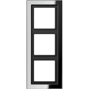 Jung - Abdeckrahmen Rahmen 3-fach gl.chr GCRD 2983 waage/senkrecht