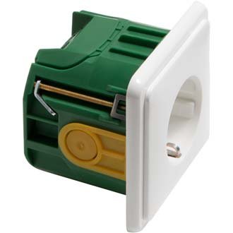 Peha - Schalter-/Steckdosenkombination Steckdose SCHUKO H 80.6611/671.02 WN mit WAGO