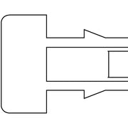 HellermannTyton - Kabelbinder Befestigungsbinder CT375-HS-BK-L1 − 50 Stück
