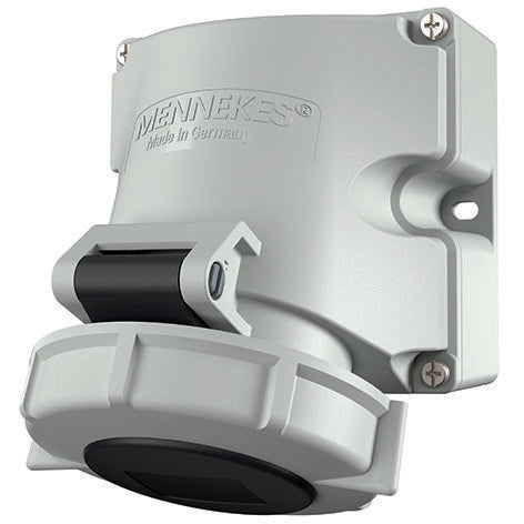 Mennekes - CEE-Steckdose (IEC 60309) Wanddose 9511 16A4p7h500V HW/VN