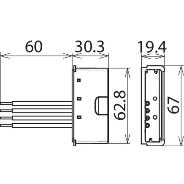 DEHN - Überspannungsableiter für Energietechnik/Stromversorgung Überspannungsableiter DCOR L 2P 275 SO LT Typ 2 DEHNcord, 2-p