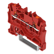 WAGO - Durchgangs-Reihenklemme 2-Leiter-Durchgangsklemme 2201-1203 1,5 mm²,rot − 100 Stück