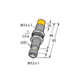 Turck - Induktiver Näherungsschalter Sensor NI8U-M12E-VP4X-H1141 induktiv