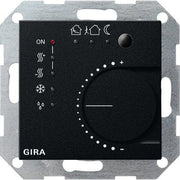 Gira - Bussystem-Raumtemperaturregler KNX-Stetigregler 4f. sw 2100005 Tasterschnittstelle