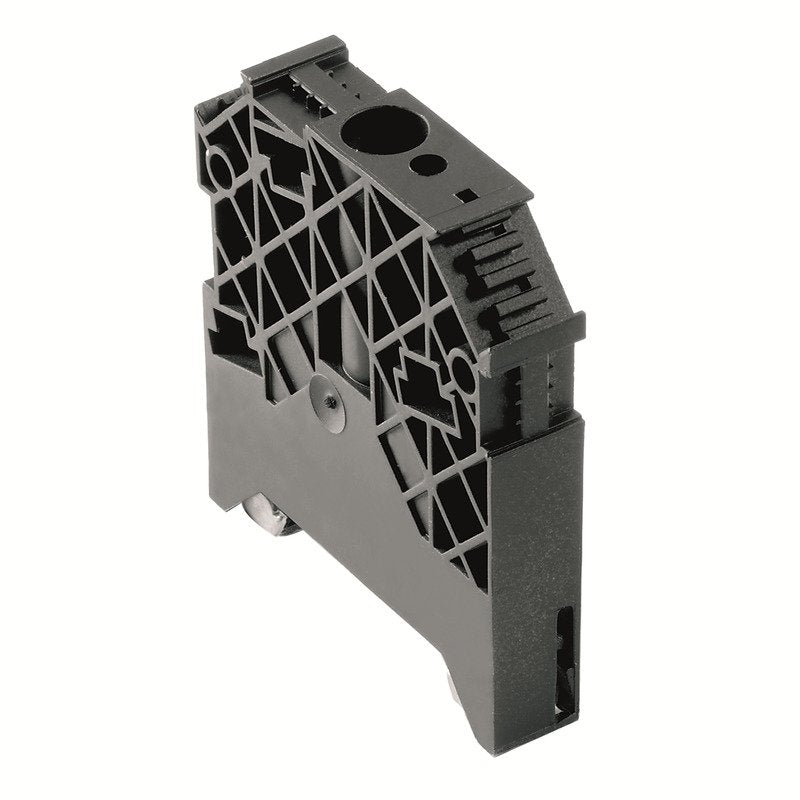 Weidmüller - Endklammer/-halter für Reihenklemme Endwinkel WEW 35/1 V0 GF SW Wemid, schwarz − 50 Stück