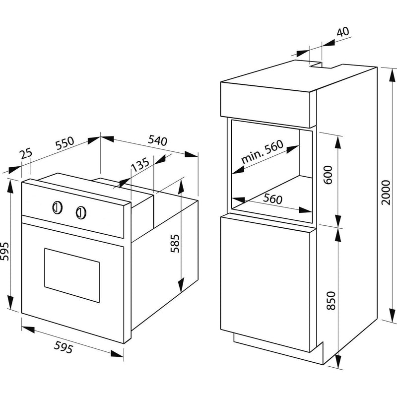 Amica - Backofen EB-Backofen EB 13722 E eds ScandiumDesign