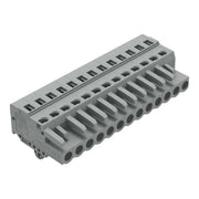 WAGO - Kabelsteckverbinder für Leiterplattensteckverbinder 1-Leiter-Federleiste 231-113/008-000 CAGECLAMP,2,5 mm²,gr − 25 Stück