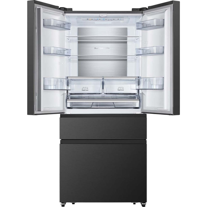 Hisense - Kühl-/Gefrierkombination Kühl/Gefrierkombi SbS RF 540 N4SBF2 Black Steel-Look