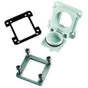 Telegärtner - Zubehör/Ersatzteile für modulares Anschlusssystem RJ45 Ind.IP67 EB-Flansch 100023156 mit Montage-Set − 10 Stück