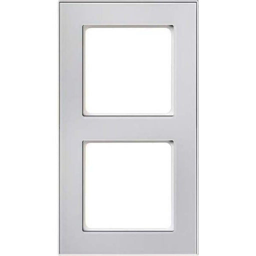 Peha - Abdeckrahmen Rahmen 2-fach D 20.672.241.022 Glaseffekt eis-rws