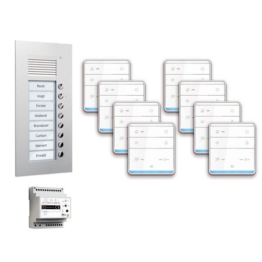 TCS Tür Control - Türsprech-Set pre:pack Audio UP 8WE PPUF08-EN/01 m.Außenstation PUK