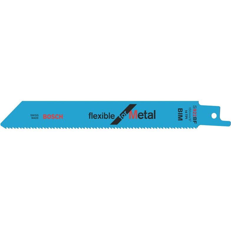 Bosch - Säbelsägeblatt Flexible for 2608656027 Metal, 100er-Pack