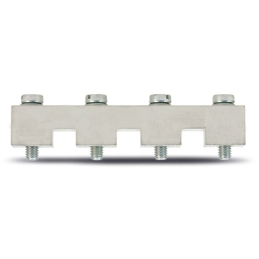 WAGO - Querverbinder/Brücker für Reihenklemme Brücker 4-fach 883-1244 blank,silberfarben − 10 Stück