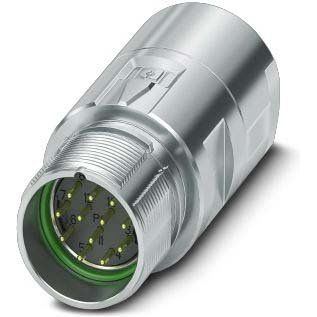 Phoenix Contact - Rundsteckverbinder, feldkonfektionierbar (Industriesteckverbinder) Kupplungssteckverbinder 1629113 M23 PRO, gerade