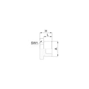 Jacob - Verschlussschraube V301-1040-01 schwarz IP55 − 25 Stück