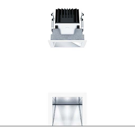 Zumtobel Group - Downlight/Strahler/Flutlicht LED - Einbauleuchte P - INF Q #60818011 3000K