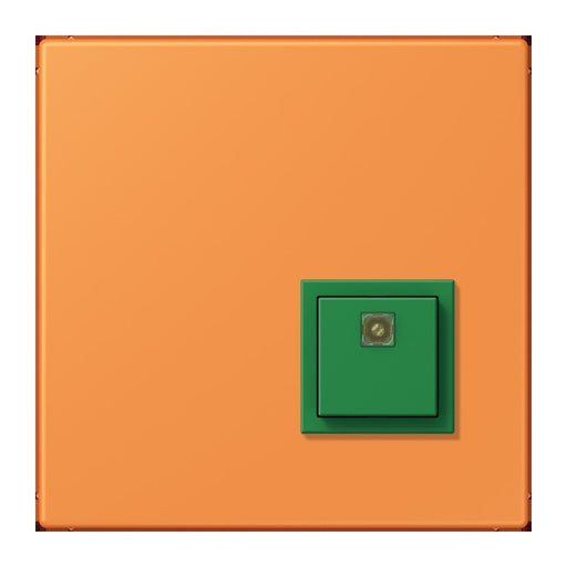 Jung - Behindertenelement für Installationsschalterprogramme Notrufsystem Abstelltaster NRS LC 0834 AT 225 orange clair