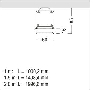 Zumtobel Group - Lichtleiste LED-Lichtbandleuchte TECTON MIR #42928786 840