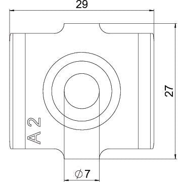OBO Bettermann - Montagematerial für Kabeltragsystem Klemmstück GKB 34 A2 für Gitterrinne − 1 Stück