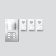 Siedle&Söhne - Türsprech-Set Audio-Set Siedle Classic SET CLAB 850-3 E/W Edelstahl/Weiß