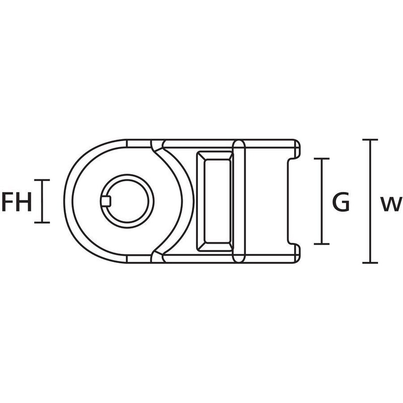HellermannTyton - Befestigungssockel und -element für Kabelbinder Kabelhalter 151-00134(100) schwarz − 100 Stück