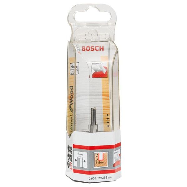 Bosch - Fräser Nutfräser Expert for Wood, 2608629356 Voll-Carbide 8 mm D1