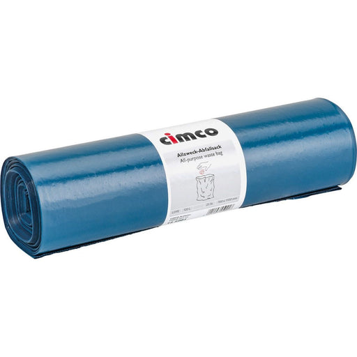Cimco Werkzeuge - Müllbeutel 120l, blau 145001 25 Sack auf Rolle