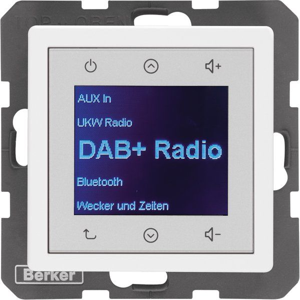 Berker - Elektronik-Gerät für Installationsschalterprogramme Radio DAB+, Bt., Q.x pw. 30846089