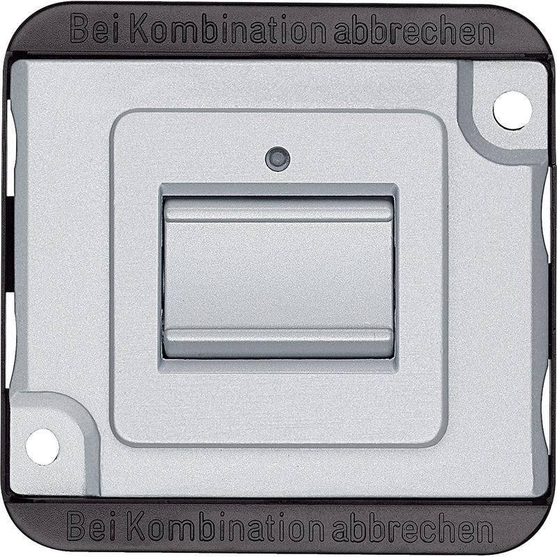 Merten - Taster Wechseltaster-Einsatz MEG3156-7060 1-polig, mattsilber