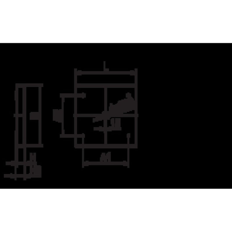 Ridi-Leuchten - Decken-/Wandleuchte Anbauleuchte m.RIDI-Tube IHLS-L 424/ #0660560