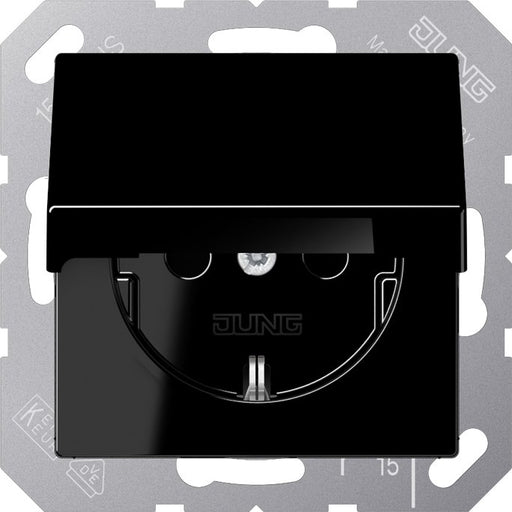 Jung - Steckdose SCHUKO Steckdose A 1520 NKL SW 16 A 250 V, schwarz