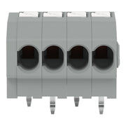 WAGO - Leiterplattenklemme 805-304 Drücker,1,5mm²,grau − 80 Stück