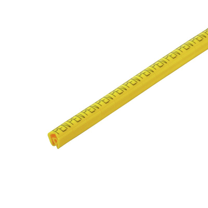 Weidmüller - Kabelmarkierungssystem Leitermarkierer CLIC2-9 GE/SW PEN CD 9x7mm,PVC,weich,gelb − 125 Stück