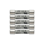 Testo - Zylindrische Sicherung Ersatz-Sicherungen 0590 0005 (VE5) 10A/600 V − 1 Packung