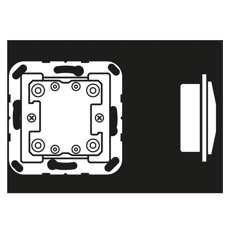 Jung - Bussystem-Tastsensor KNX-Taster Erweiterung A 10911 TE 1-fach
