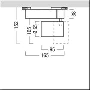 Zumtobel Group - Downlight/Strahler/Flutlicht LED - Akzentstrahler SUP2L1000 - #60716792 927 - 65