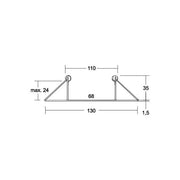 Brumberg Leuchten - Mechanisches Zubehör/Ersatzteile für Leuchten Reduzierring 81205280 eds/ws