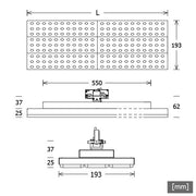 LTS Licht&Leuchten - Decken-/Wandleuchte LED-Stromschienenleuchte LUZ-TZ32 10 #667571 840, DALI, sw