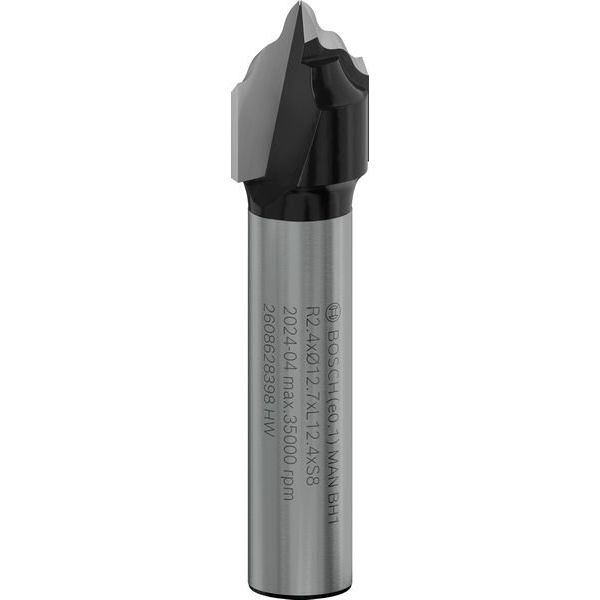 Bosch - Fräser PRO Profilnutfräser, R 2608628398 2,4, Schaft 8 mm