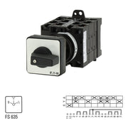 Eaton - Lastschalter Stern-Dreieck-Schalter T3 T3-5-25/Z 32A Zwischenbau