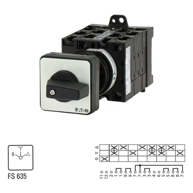 Eaton - Lastschalter Stern-Dreieck-Schalter T3 T3-5-25/Z 32A Zwischenbau