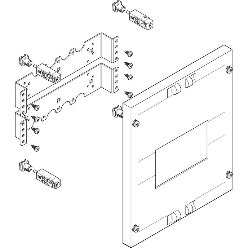 ABN - Verteilerfeld für Installationsverteiler ESPRO-Modul MF12130 flach BxH:250x300mm